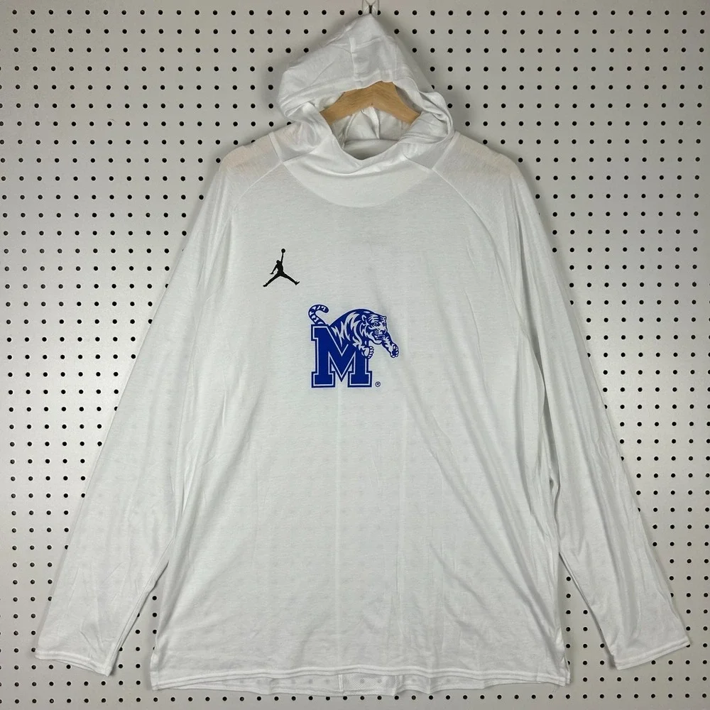 Nike Memphis Tigers x JORDAN 2XL Hoodie Basketball Team Issued Penny NWT Shirt